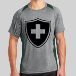 Heather Colorblock Contender ™ Tee Thumbnail