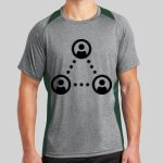 Heather Colorblock Contender ™ Tee Thumbnail