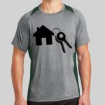 Heather Colorblock Contender ™ Tee Thumbnail