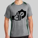 Heather Colorblock Contender ™ Tee Thumbnail