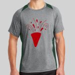 Heather Colorblock Contender ™ Tee Thumbnail