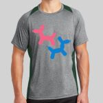 Heather Colorblock Contender ™ Tee Thumbnail