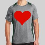 Heather Colorblock Contender ™ Tee Thumbnail