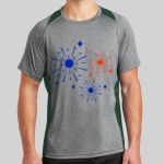 Heather Colorblock Contender ™ Tee Thumbnail