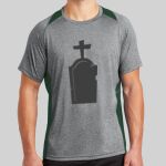 Heather Colorblock Contender ™ Tee Thumbnail