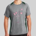 Heather Colorblock Contender ™ Tee Thumbnail