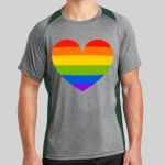 Heather Colorblock Contender ™ Tee Thumbnail