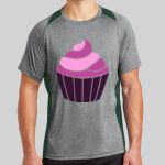 Heather Colorblock Contender ™ Tee Thumbnail