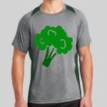 Heather Colorblock Contender ™ Tee Thumbnail