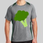 Heather Colorblock Contender ™ Tee Thumbnail