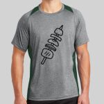 Heather Colorblock Contender ™ Tee Thumbnail