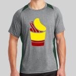 Heather Colorblock Contender ™ Tee Thumbnail