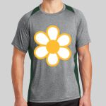 Heather Colorblock Contender ™ Tee Thumbnail