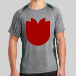Heather Colorblock Contender ™ Tee Thumbnail