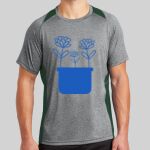 Heather Colorblock Contender ™ Tee Thumbnail