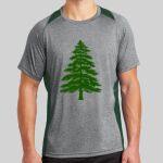 Heather Colorblock Contender ™ Tee Thumbnail