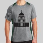 Heather Colorblock Contender ™ Tee Thumbnail