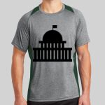 Heather Colorblock Contender ™ Tee Thumbnail