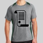 Heather Colorblock Contender ™ Tee Thumbnail