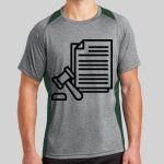 Heather Colorblock Contender ™ Tee Thumbnail