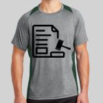 Heather Colorblock Contender ™ Tee Thumbnail