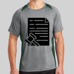 Heather Colorblock Contender ™ Tee Thumbnail
