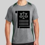 Heather Colorblock Contender ™ Tee Thumbnail