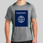 Heather Colorblock Contender ™ Tee Thumbnail