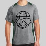 Heather Colorblock Contender ™ Tee Thumbnail