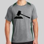 Heather Colorblock Contender ™ Tee Thumbnail