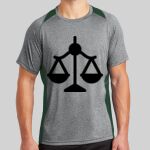 Heather Colorblock Contender ™ Tee Thumbnail