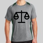 Heather Colorblock Contender ™ Tee Thumbnail