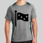 Heather Colorblock Contender ™ Tee Thumbnail