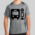 Heather Colorblock Contender ™ Tee Thumbnail