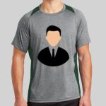 Heather Colorblock Contender ™ Tee Thumbnail