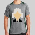 Heather Colorblock Contender ™ Tee Thumbnail