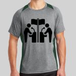 Heather Colorblock Contender ™ Tee Thumbnail