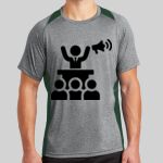 Heather Colorblock Contender ™ Tee Thumbnail