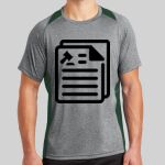 Heather Colorblock Contender ™ Tee Thumbnail