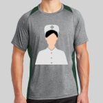 Heather Colorblock Contender ™ Tee Thumbnail