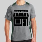 Heather Colorblock Contender ™ Tee Thumbnail