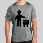Heather Colorblock Contender ™ Tee Thumbnail