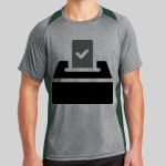 Heather Colorblock Contender ™ Tee Thumbnail