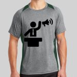 Heather Colorblock Contender ™ Tee Thumbnail