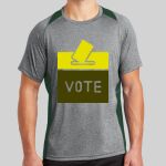 Heather Colorblock Contender ™ Tee Thumbnail