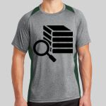 Heather Colorblock Contender ™ Tee Thumbnail