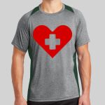 Heather Colorblock Contender ™ Tee Thumbnail