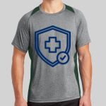 Heather Colorblock Contender ™ Tee Thumbnail