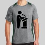 Heather Colorblock Contender ™ Tee Thumbnail