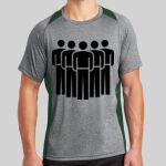 Heather Colorblock Contender ™ Tee Thumbnail